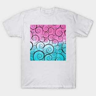 Minimal Colorful Abstract Pattern T-Shirt